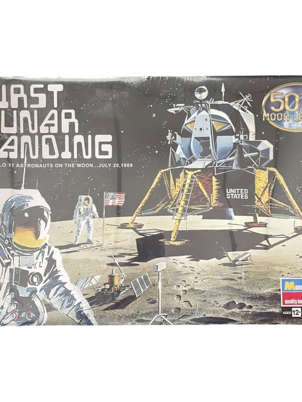 Monogram First Lunar Landing Apollo 11 Model Kit 1:48 Scale 50th Anniversary NEW